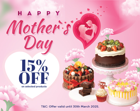 Mothers day Cakes 15% off