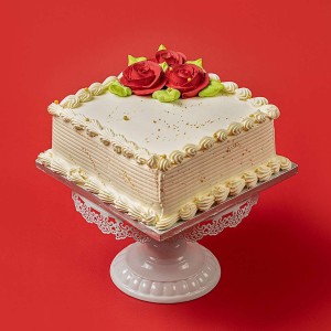 Ivory Enchantment Vanilla Cake