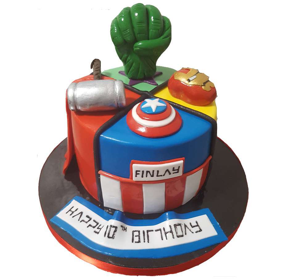 Avengers Theme Classic Cup Cake Topper | Party Supplies India Online