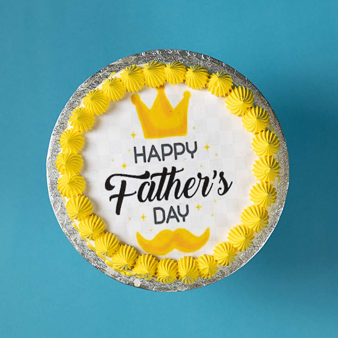 FATHER'S DAY CROWN CAKE
