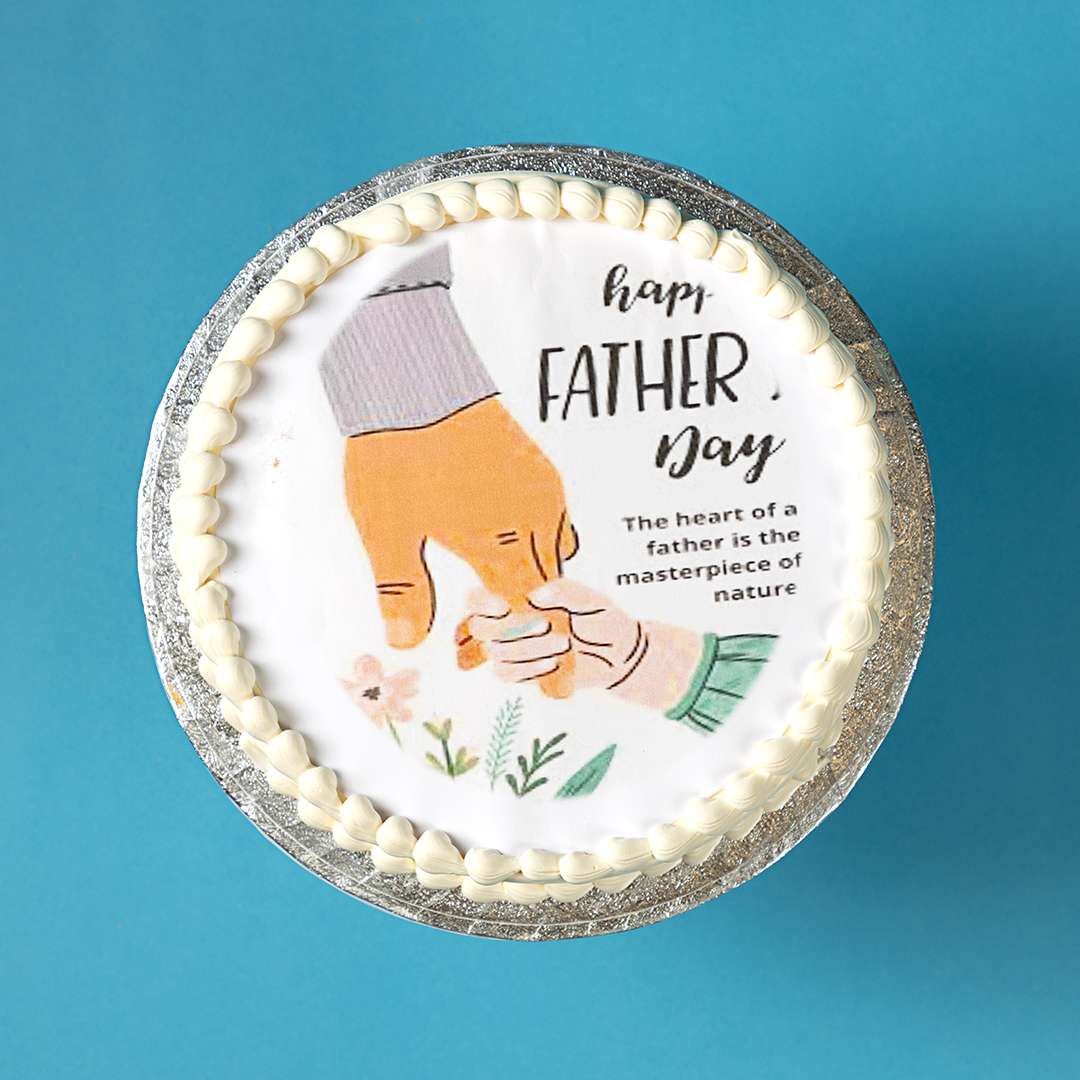 FATHERS DAY PHOTO CAKE