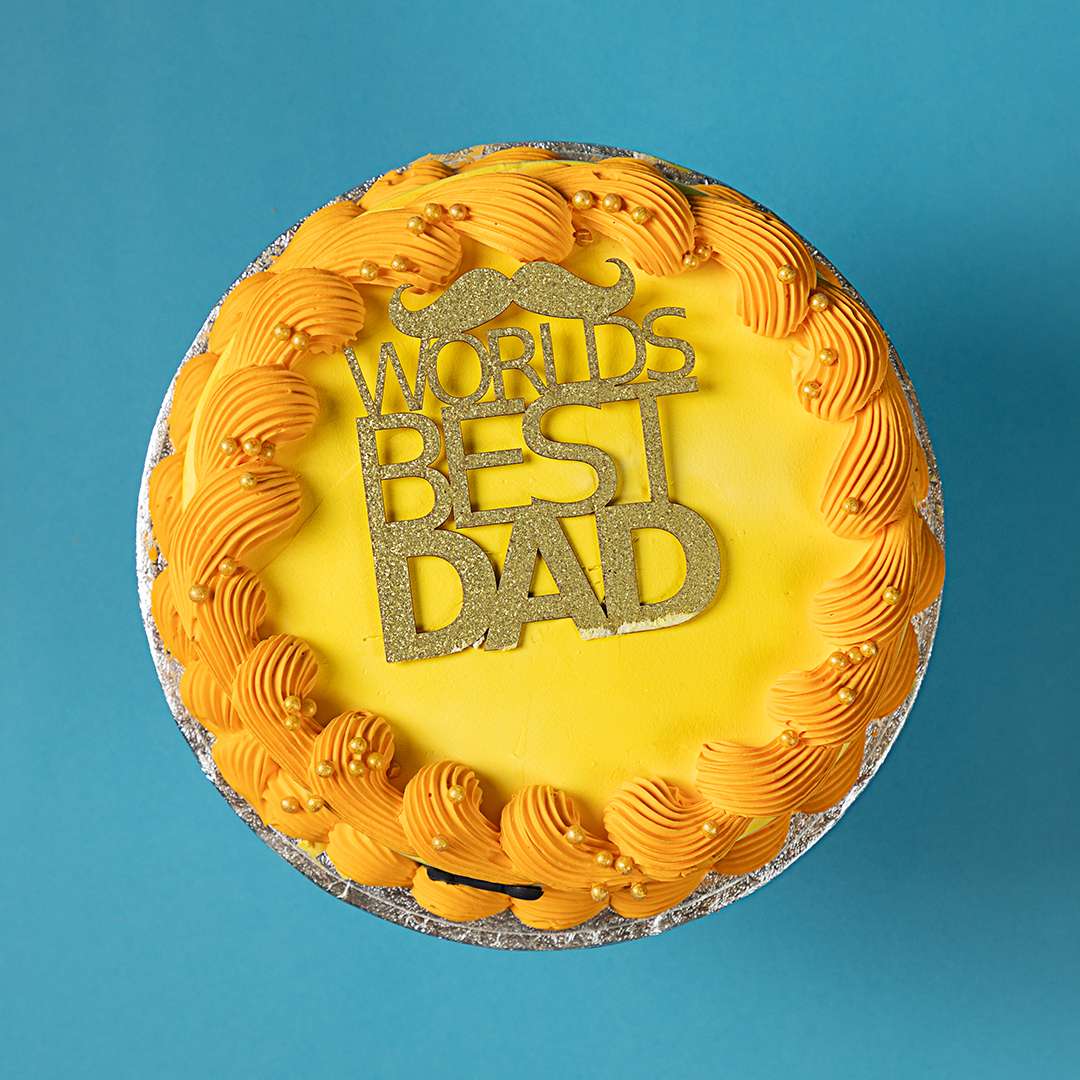 FATHERS DAY WORLD'S BEST DAD CAKE