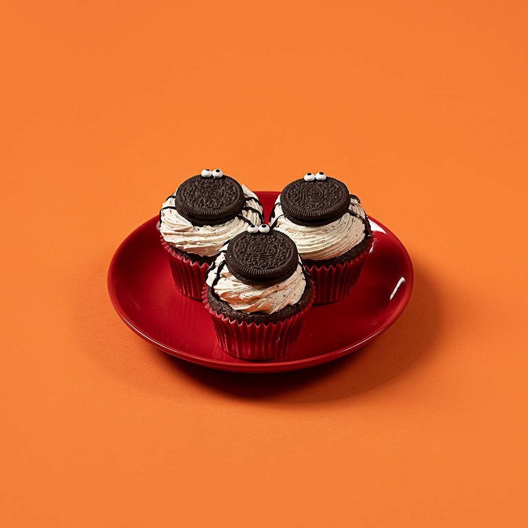 Halloween Oreo Web Cupcakes