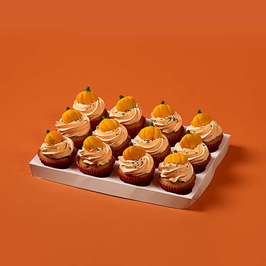 Halloween Pumpkin Patch Cupcakes