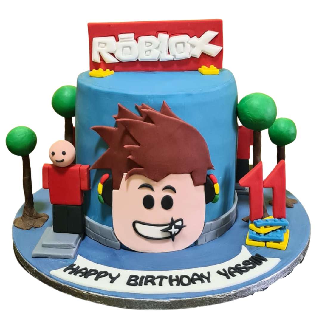 Roblox Theme Cake - Rabakes Cakes | Online Birthday Cake Delivery | Cake  Booking Online UK