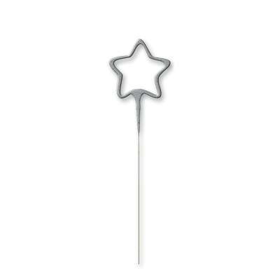 Silver Star Shape Sparkler  | Cakes & Bakes | Cake Delivery