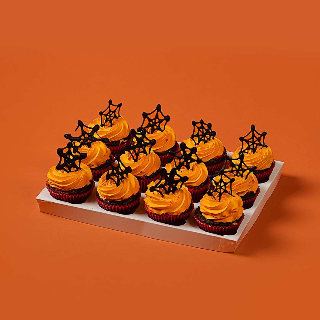 Halloween Web of Treats Cupcakes